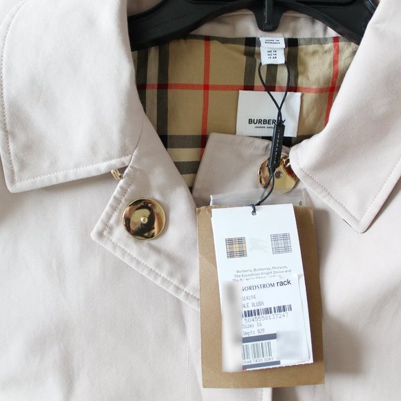 NWT Burberry Bodmin Macintosh Cotton Mid-length Jacket - Picture 5 of 16